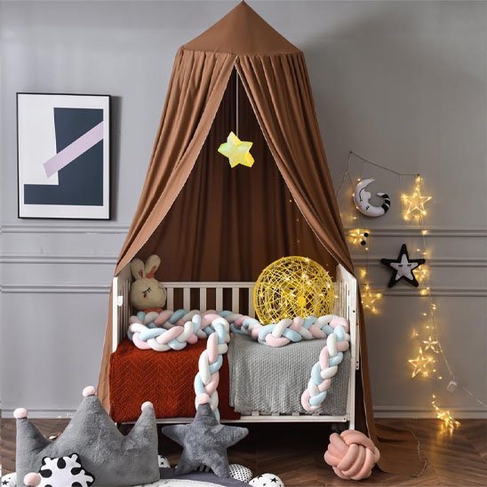 Ciel de lit bébé | Protection Douce Décorative - Ma Douce Étincelle