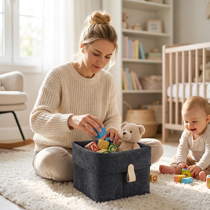 Panier de rangement bébé