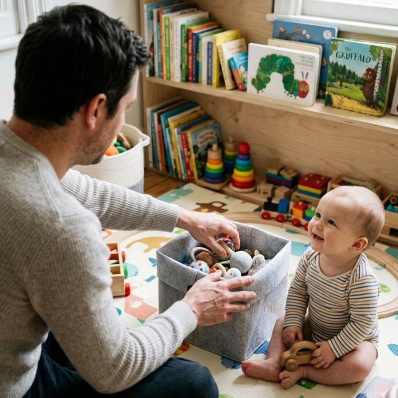 Panier de rangement bébé