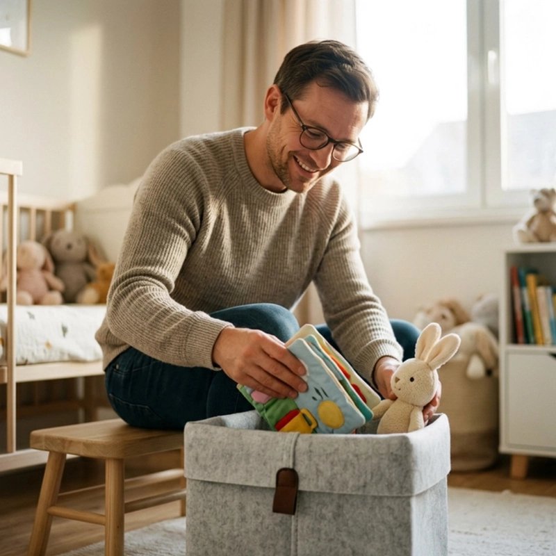 Panier de rangement bébé